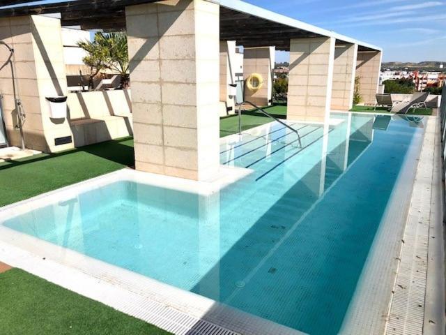 Apartamento GATU Ático Vistas Marineras parking, piscina, terraza, wifi El Puerto de Santa María Exterior foto